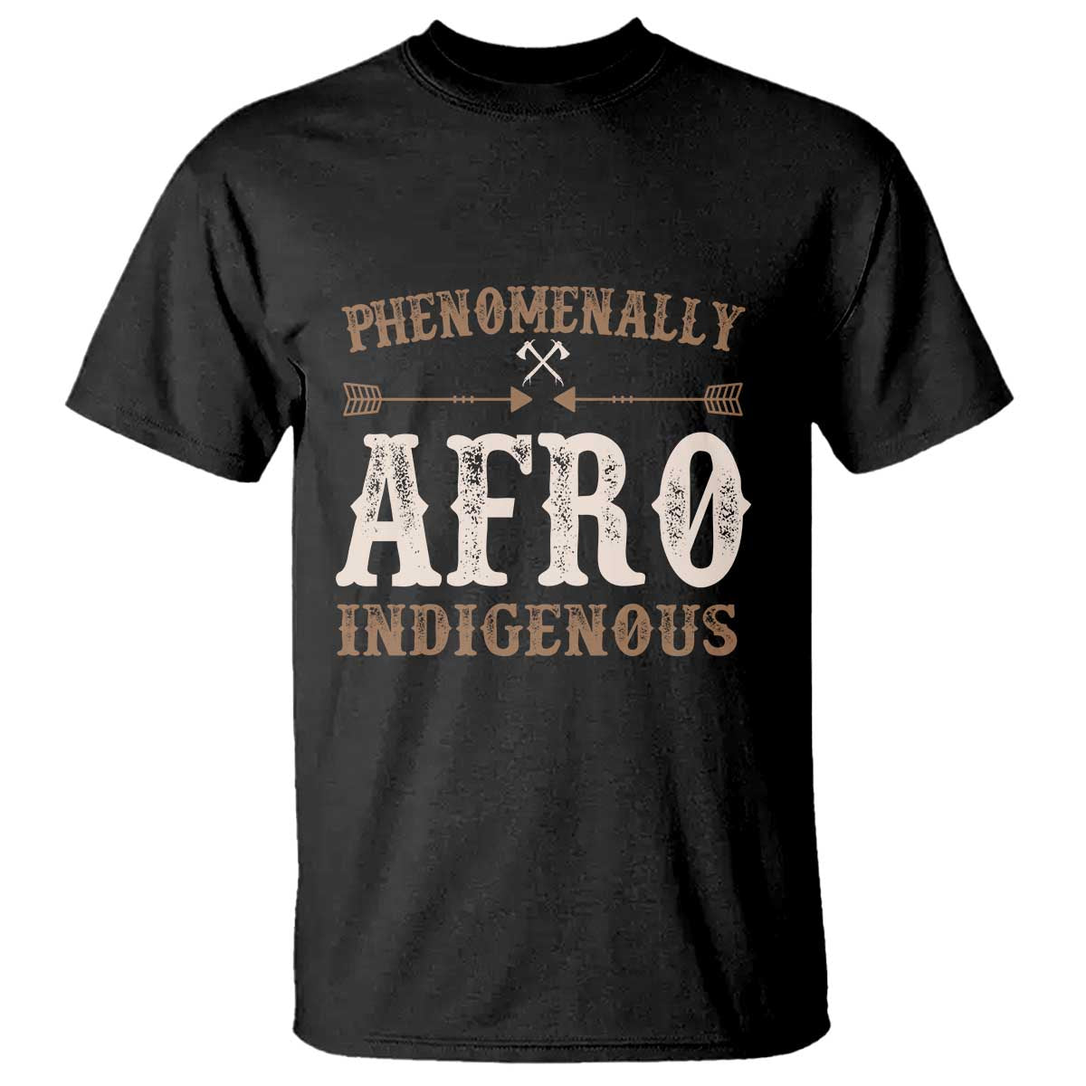 Proud Native American Phenomenally Afro Indigenous T Shirt TS11 Black Print Your Wear
