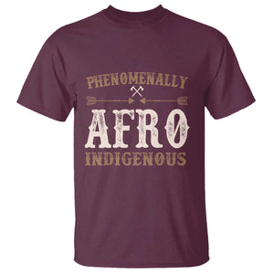 Proud Native American Phenomenally Afro Indigenous T Shirt TS11 Maroon Print Your Wear