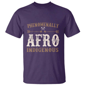 Proud Native American Phenomenally Afro Indigenous T Shirt TS11 Purple Print Your Wear
