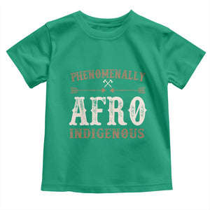 Proud Native American Phenomenally Afro Indigenous Toddler T Shirt TS11 Irish Green Print Your Wear