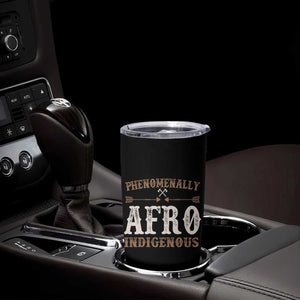 Proud Native American Phenomenally Afro Indigenous Tumbler Cup TS11 Print Your Wear