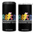 ABCD Kindergarten Rock And Roll 4 in 1 Can Cooler Tumbler Teachers Back To School TS11 One Size: 16 oz Black Print Your Wear