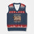 We Should Have Built A Wall Fighting Illegal Immigration Since 1492 V-Neck Knit Sweater Vest Native American - Print Your Wear
