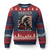 America Love It Or Give It Back Ugly Christmas Sweater Native American Chiefs Vintage USA Flag - Print Your Wear
