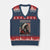 America Love It Or Give It Back V-Neck Knit Sweater Vest Native American Chiefs Vintage USA Flag - Print Your Wear