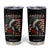 America Love It Or Give It Back Tumbler Cup Native American Chiefs Vintage USA Flag TS11 Black Print Your Wear