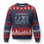 America Love It Or Give It Back Ugly Christmas Sweater Native American Chiefs USA Flag - Print Your Wear