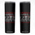 America Love It Or Give It Back Skinny Tumbler Native American Chiefs USA Flag TS11 Black Print Your Wear