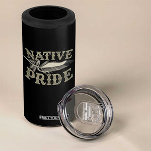 Native Pride 4 in 1 Can Cooler Tumbler Native Indian American Day Indigenous Native American TS11 Print Your Wear