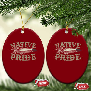 Native Pride Ceramic Ornament Native Indian American Day Indigenous Native American
