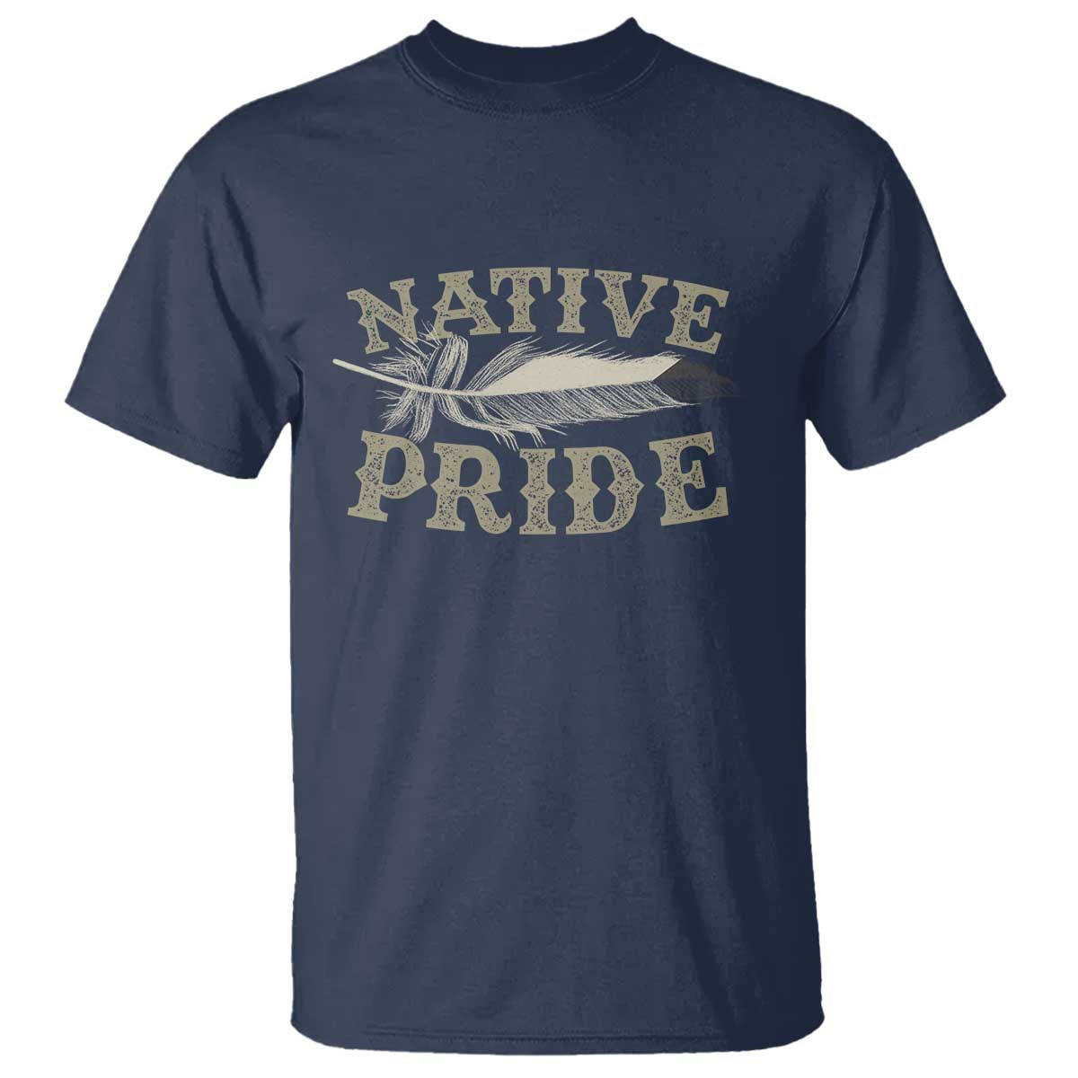 Native Pride T Shirt Native Indian American Day Indigenous Native American TS11 Navy Print Your Wear