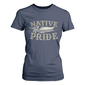 Native Pride T Shirt For Women Native Indian American Day Indigenous Native American TS11 Navy Print Your Wear