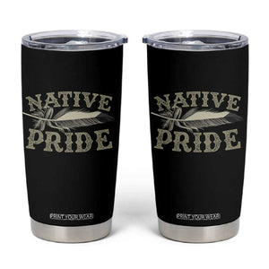 Native Pride Tumbler Cup Native Indian American Day Indigenous Native American TS11 Black Print Your Wear