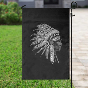 Native American Tribes Garden Flag Vintage Indian American Chief TS11 Print Your Wear