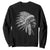Native American Tribes Sweatshirt Vintage Indian American Chief TS11 Black Print Your Wear