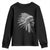 Native American Tribes Youth Sweatshirt Vintage Indian American Chief TS11 Black Print Your Wear