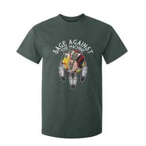 Funny Sage Against The Machine T Shirt For Kid Native American Sage Medicine Wheel TS11 Dark Forest Green Print Your Wear