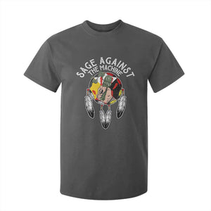 Funny Sage Against The Machine T Shirt For Kid Native American Sage Medicine Wheel TS11 Dark Heather Print Your Wear