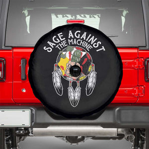 Funny Sage Against The Machine Spare Tire Cover Native American Sage Medicine Wheel TS11 Black Print Your Wear
