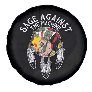 Funny Sage Against The Machine Spare Tire Cover Native American Sage Medicine Wheel TS11 Print Your Wear