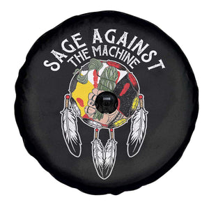 Funny Sage Against The Machine Spare Tire Cover Native American Sage Medicine Wheel TS11 Print Your Wear