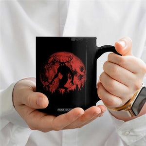 Wendigo Monster Coffee Mug Skinwalker Night Stroll Cryptid Full Moon Evil Monster TS11 Print Your Wear