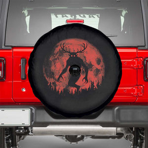 Wendigo Monster Spare Tire Cover Skinwalker Night Stroll Cryptid Full Moon Evil Monster TS11 Black Print Your Wear