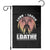 Funny Wendigo Cryptid Lurk Laugh Loathe Garden Flag TS11 Black Print Your Wear