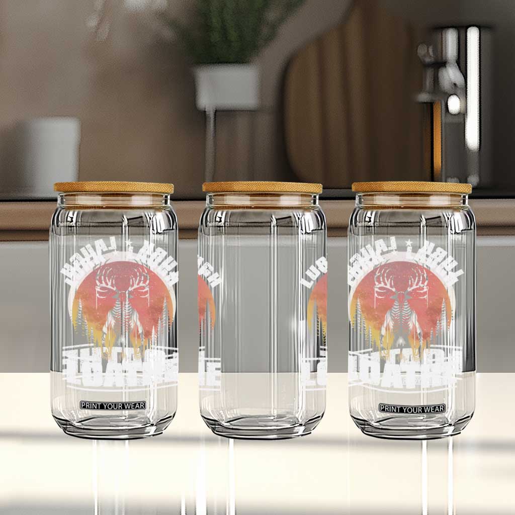 Funny Wendigo Cryptid Lurk Laugh Loathe Glass Can TS11 Print Your Wear