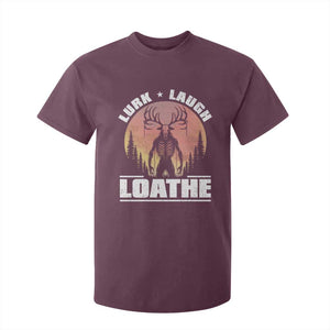 Funny Wendigo Cryptid Lurk Laugh Loathe T Shirt For Kid TS11 Maroon Print Your Wear