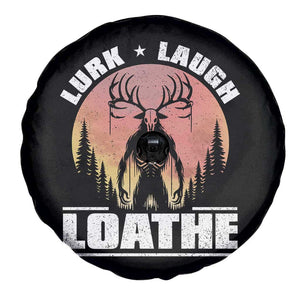 Funny Wendigo Cryptid Lurk Laugh Loathe Spare Tire Cover TS11 Print Your Wear
