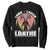 Funny Wendigo Cryptid Lurk Laugh Loathe Sweatshirt TS11 Black Print Your Wear