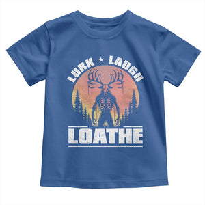 Funny Wendigo Cryptid Lurk Laugh Loathe Toddler T Shirt TS11 Royal Blue Print Your Wear