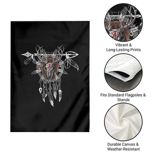 Native American Wendigo Monster Skinwalker Dreamcatcher Garden Flag TS11 Print Your Wear