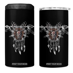 Native American Wendigo Monster Skinwalker Dreamcatcher 4 in 1 Can Cooler Tumbler TS11 One Size: 16 oz Black Print Your Wear