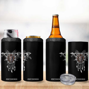 Native American Wendigo Monster Skinwalker Dreamcatcher 4 in 1 Can Cooler Tumbler TS11 Print Your Wear