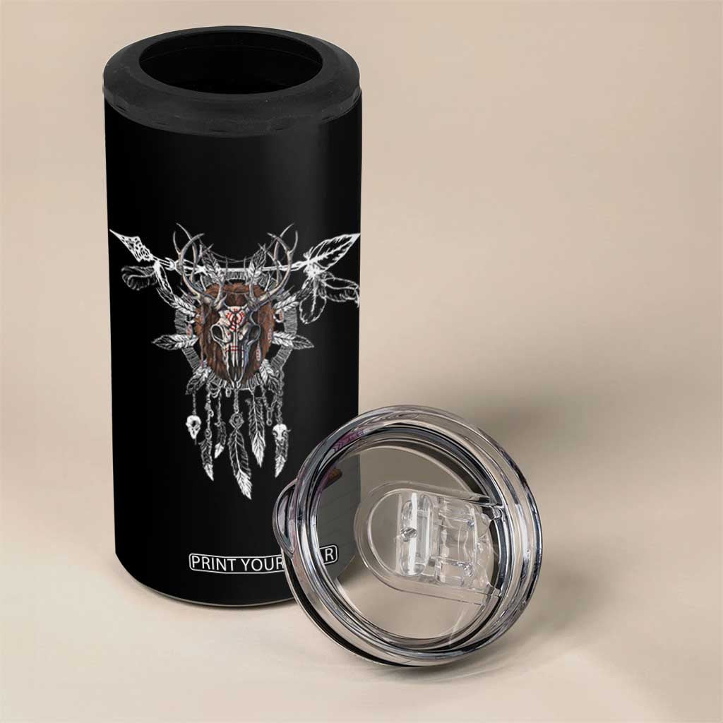 Native American Wendigo Monster Skinwalker Dreamcatcher 4 in 1 Can Cooler Tumbler TS11 Print Your Wear
