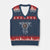 Native American Wendigo Monster Skinwalker Dreamcatcher V-Neck Knit Sweater Vest - Print Your Wear