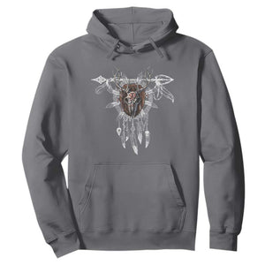 Native American Wendigo Monster Skinwalker Dreamcatcher Hoodie TS11 Charcoal Print Your Wear