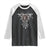 Native American Wendigo Monster Skinwalker Dreamcatcher Raglan Shirt TS11 Black White Print Your Wear