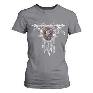 Native American Wendigo Monster Skinwalker Dreamcatcher T Shirt For Women TS11 Charcoal Print Your Wear