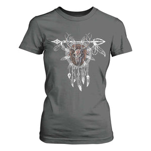 Native American Wendigo Monster Skinwalker Dreamcatcher T Shirt For Women TS11 Dark Heather Print Your Wear