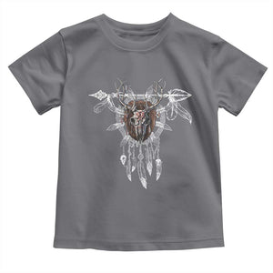 Native American Wendigo Monster Skinwalker Dreamcatcher Toddler T Shirt TS11 Charcoal Print Your Wear