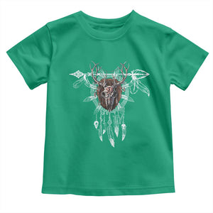 Native American Wendigo Monster Skinwalker Dreamcatcher Toddler T Shirt TS11 Irish Green Print Your Wear