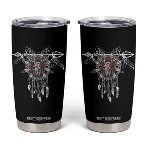 Native American Wendigo Monster Skinwalker Dreamcatcher Tumbler Cup TS11 Black Print Your Wear