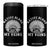 Native Blood Runs Through My Veins 4 in 1 Can Cooler Tumbler Native American War Bonnet TS11 One Size: 16 oz Black Print Your Wear