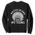 Native Blood Runs Through My Veins Sweatshirt Native American War Bonnet TS11 Black Print Your Wear