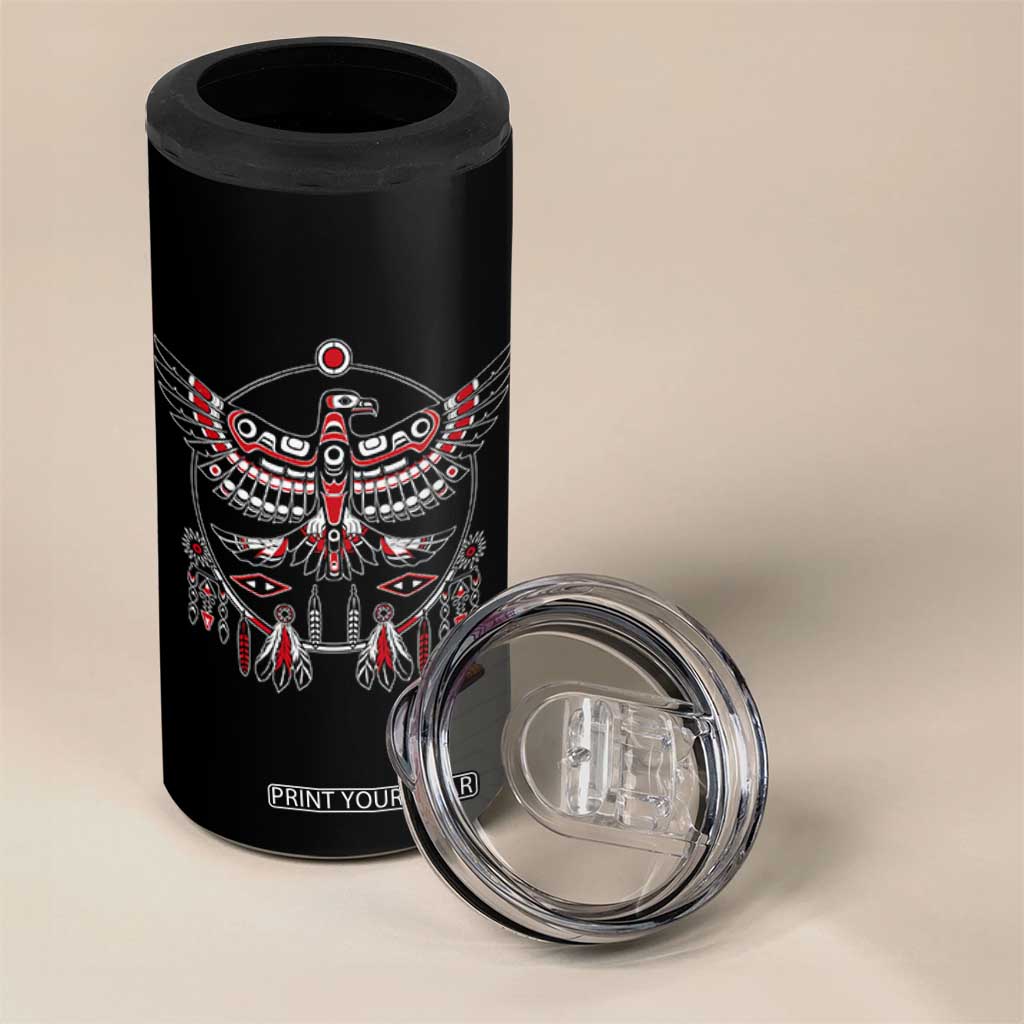Thunderbird Native American Northwest Coast Art 4 in 1 Can Cooler Tumbler TS11 Print Your Wear