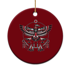 Thunderbird Native American Northwest Coast Art Ceramic Ornament
