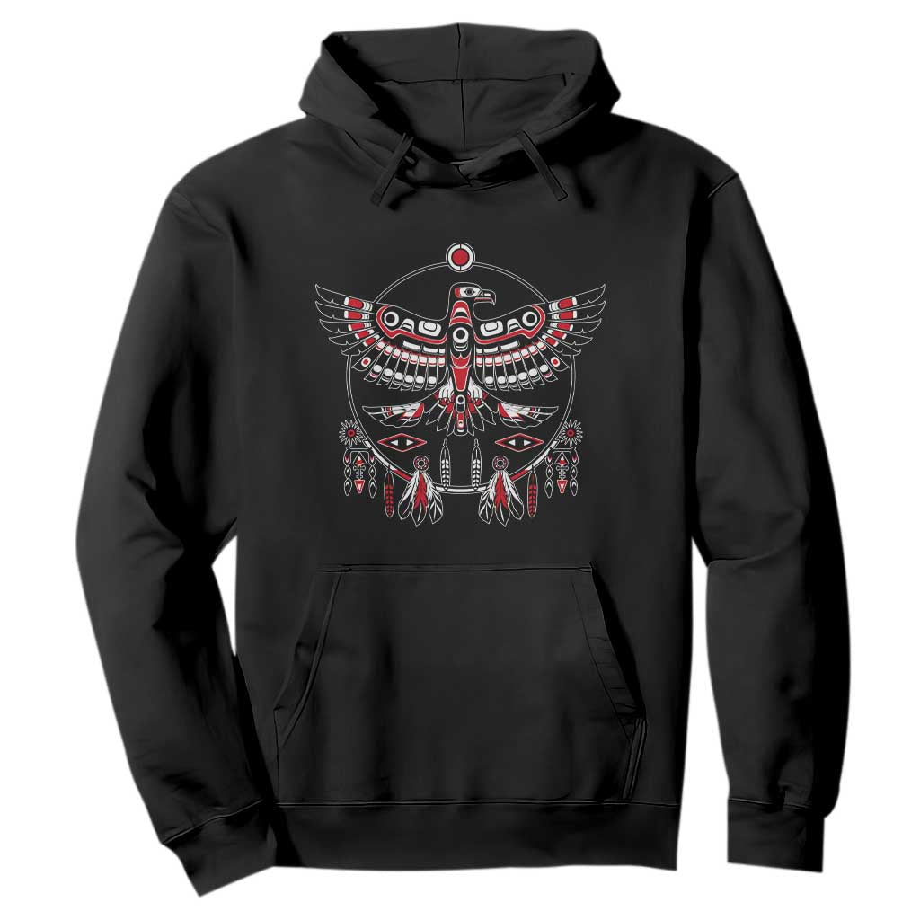 Thunderbird Native American Northwest Coast Art Hoodie TS11 Black Print Your Wear